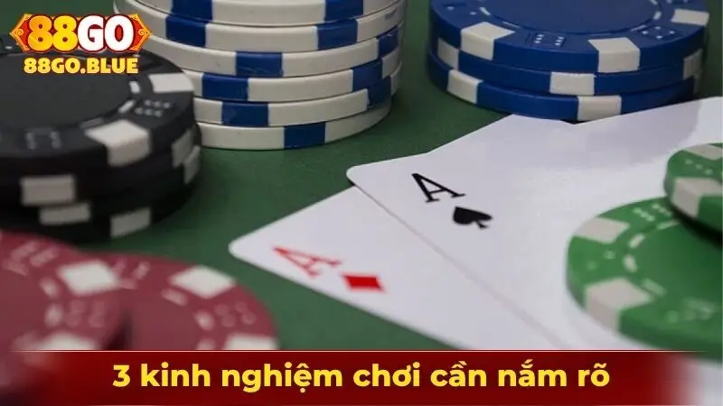 3 kinh nghiệm chơi cần nắm rõ 